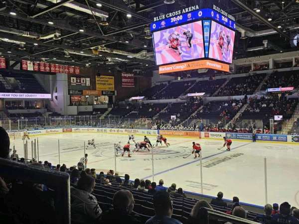 Blue Cross Arena, section: 109, row: N, seat: 01