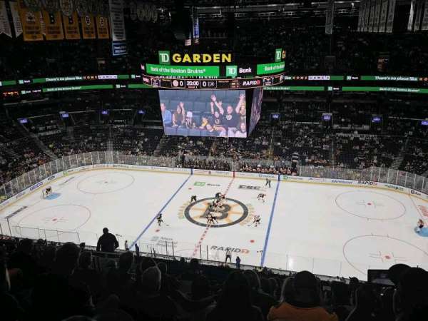 TD Garden, section: 315, row: 15, seat: 9