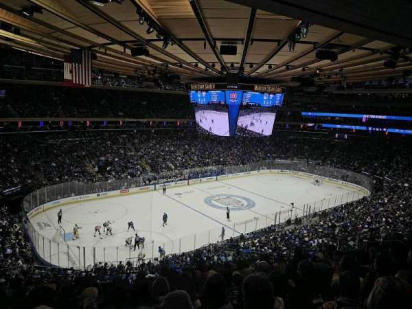 Madison Square Garden, section: 221, row: 9, seat: 7