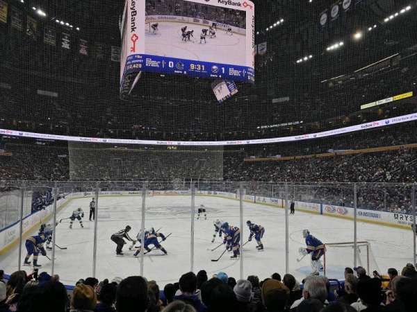 KeyBank Center, section: 100, row: 10, seat: 7