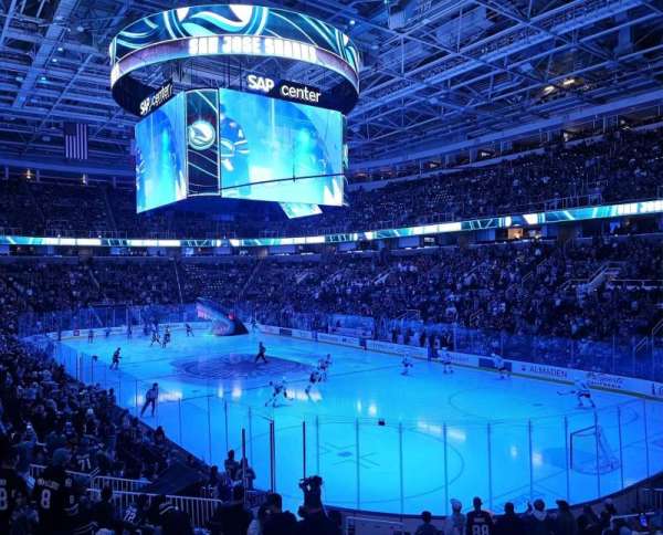 SAP Center, section: 110, row: 17, seat: 22