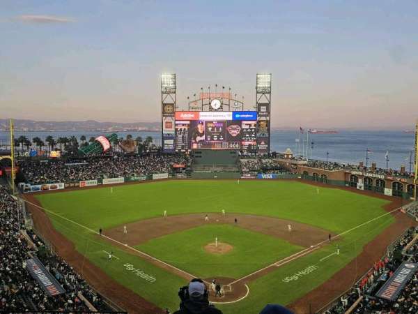 Oracle Park, section: VB315, row: F, seat: 11