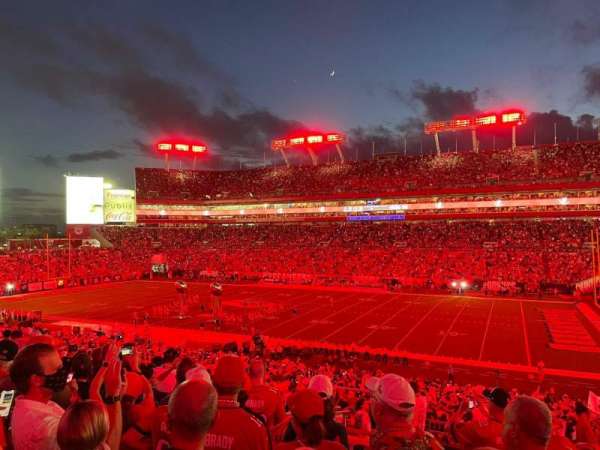 Raymond James Stadium, section: 239, row: M, seat: 9
