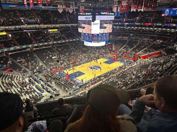 Capital One Arena, section: 413, row: G, seat: 7
