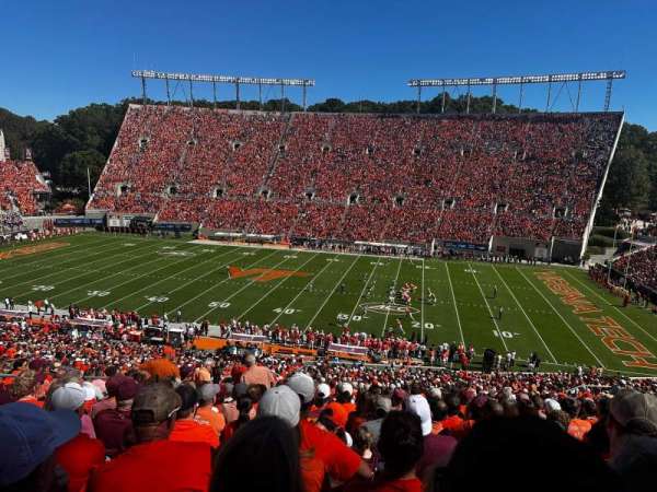 Lane Stadium, section: 108, row: NNN, seat: 24