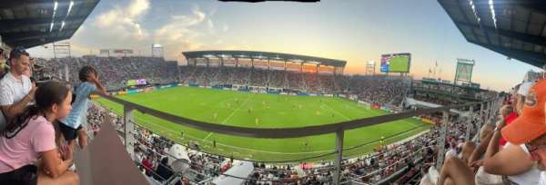 Audi Field, section: 105, row: 1, seat: 18