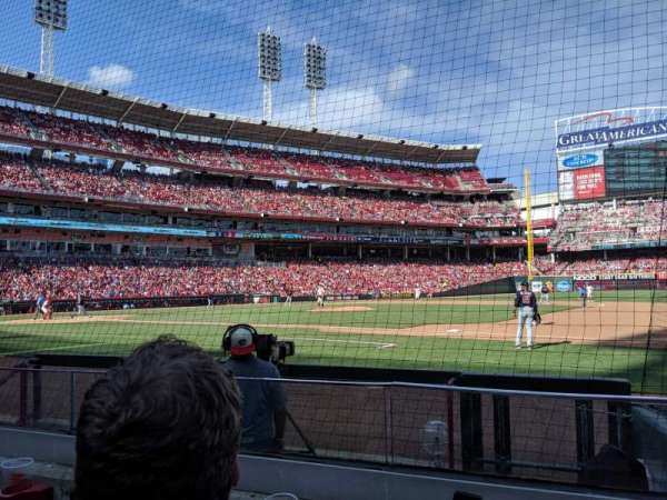 Great American Ball Park, section: 131, row: G, seat: 2