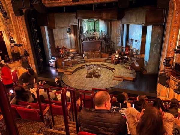 Walter Kerr Theatre, section: Mezzanine R, row: F, seat: 4
