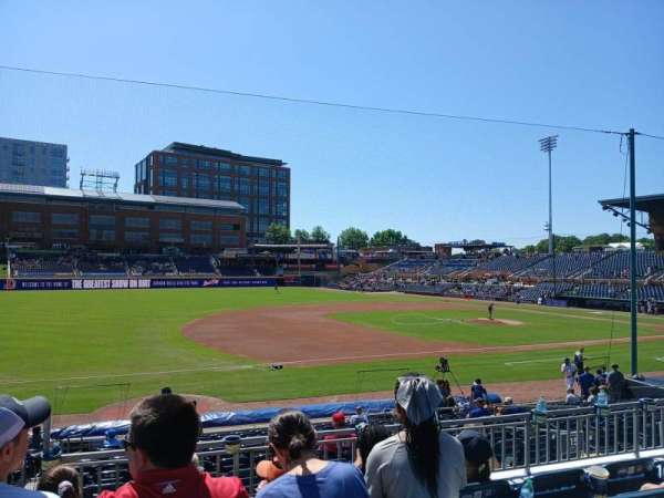 Durham Bulls Athletic Park, section: 211, row: P, seat: 20