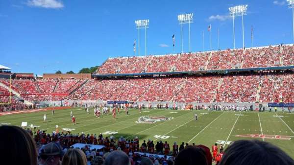 Carter-Finley Stadium, section: 19, row: U, seat: 6