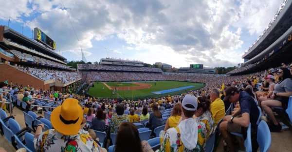 Kenan Memorial Stadium, section: 102, row: FF, seat: 17