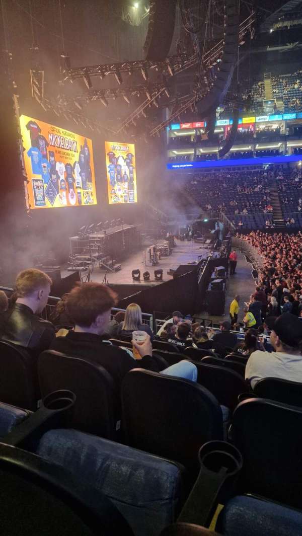 The O2, London, section: 101, row: R, seat: 19