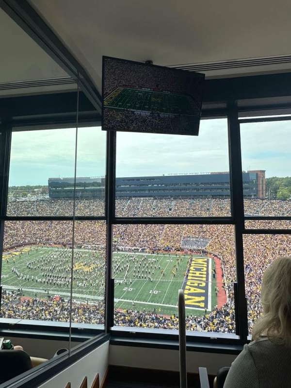 Michigan Stadium, section: East Suite 531, row: 2, seat: 10