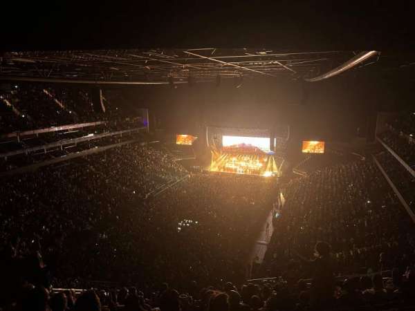 The O2, London, section: 414, row: Q, seat: 766