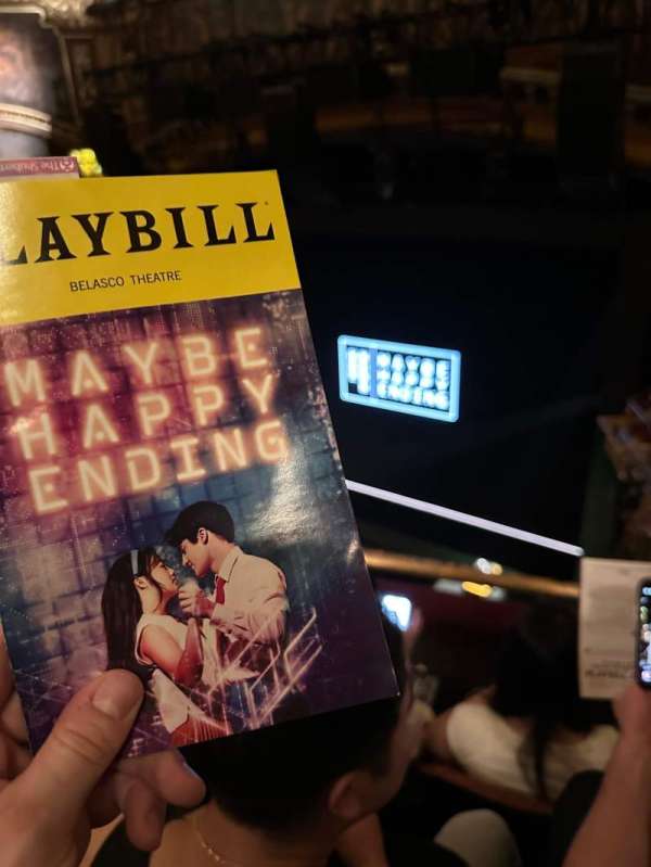 Belasco Theatre, section: Balcony R, row: C, seat: 12