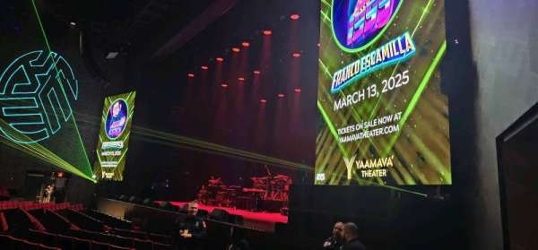 Yaamava' Theater, section: 105, row: D, seat: 7