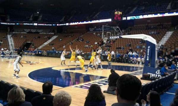 Mohegan Sun Arena, section: 22, row: F, seat: 6