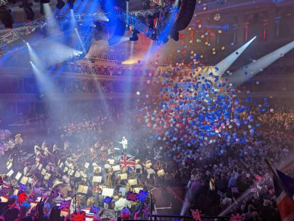 Royal Albert Hall, section: East Choir, row: 4, seat: 16