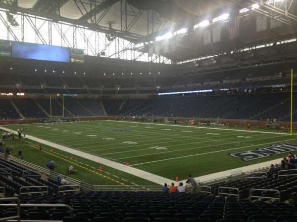 Ford Field, section: 112, row: 22, seat: 4