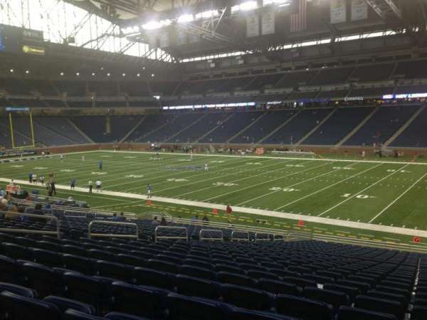 Ford Field, section: 110, row: 29, seat: 13