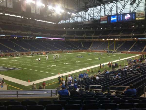 Ford Field, section: 100, row: 24, seat: 7