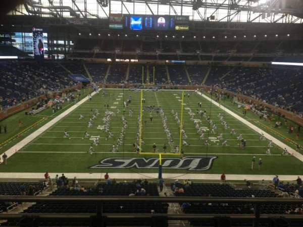 Ford Field, section: 218, row: 3, seat: 9