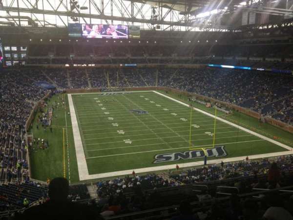 Ford Field, section: 316, row: 6, seat: 7