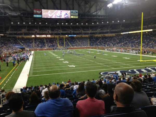 Ford Field, section: 115, row: 21, seat: 3