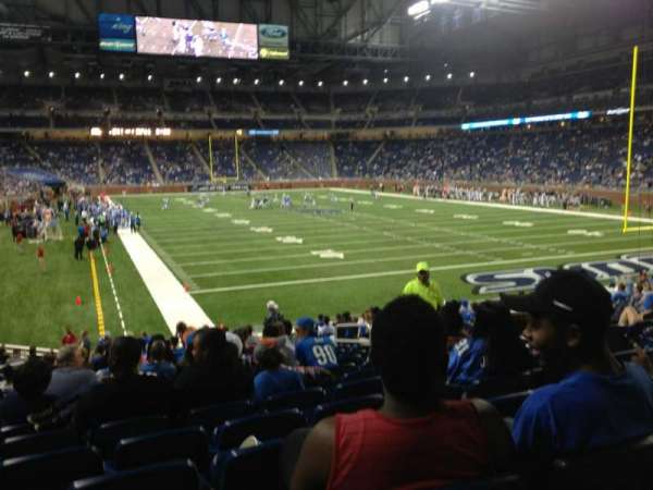 Ford Field, section: 114, row: 21, seat: 11