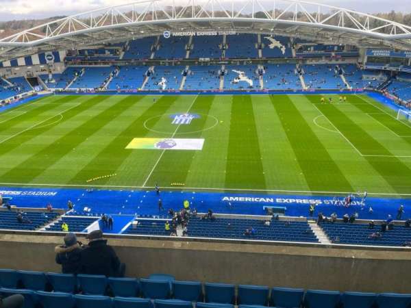 American Express Stadium, section: W3D, row: F, seat: 99