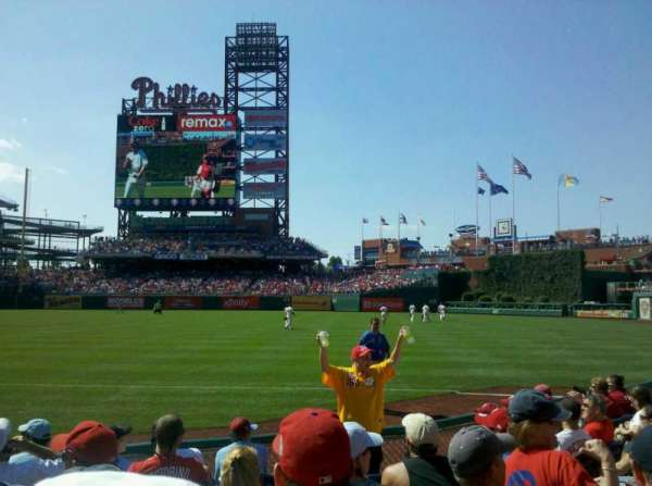 Citizens Bank Park, section: 111, row: 8, seat: 7