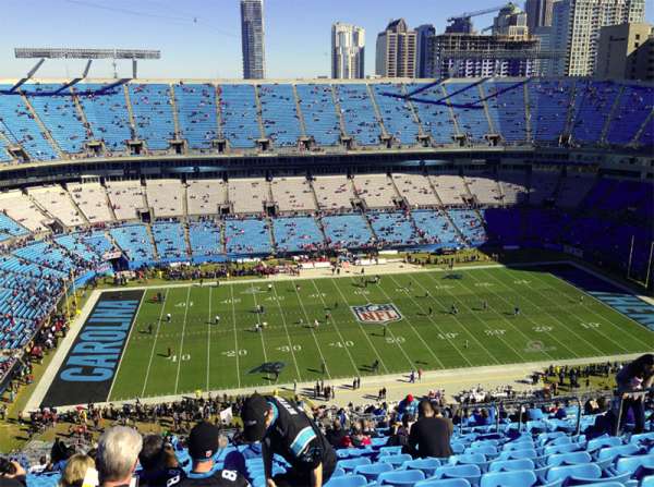 Bank of America Stadium, section: 545, row: 17, seat: 11