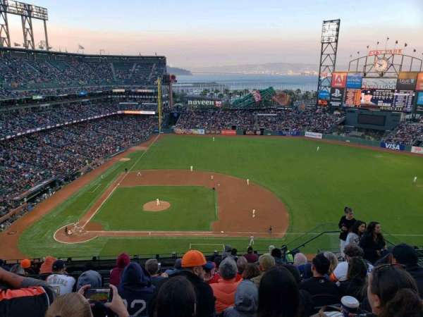 Oracle Park, section: VR308, row: 8, seat: 8