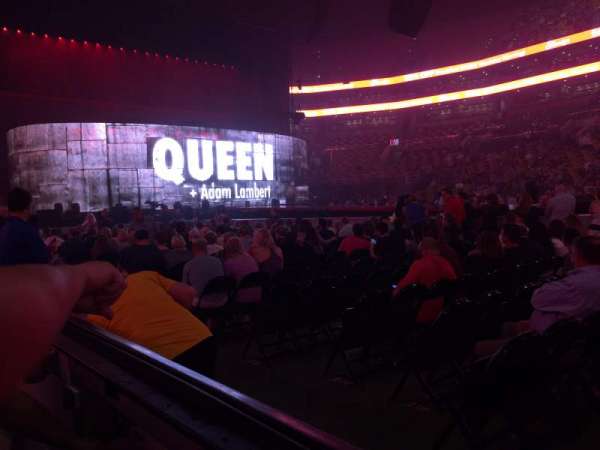 TD Garden, section: 12, row: 1, seat: 6