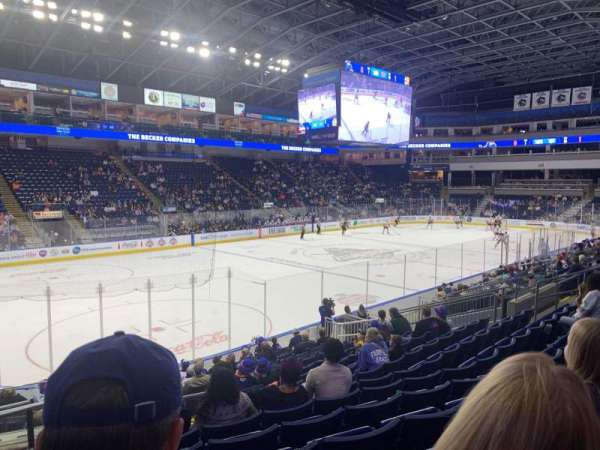 Total Mortgage Arena, section: 103, row: K, seat: 19