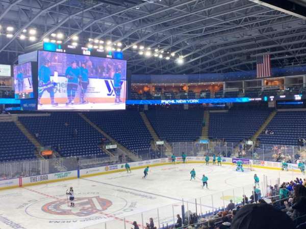 Total Mortgage Arena, section: 114, row: R, seat: 19