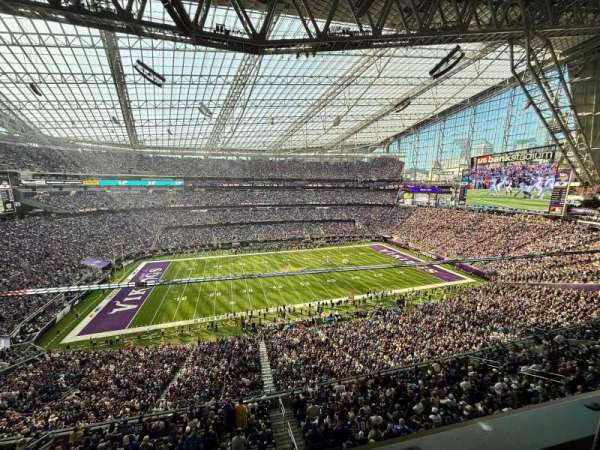 U.S. Bank Stadium, section: 314, row: A, seat: 2