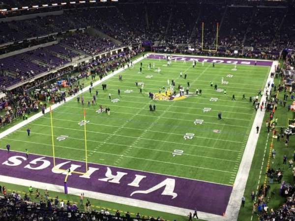 U.S. Bank Stadium, section: 324, row: C, seat: 3