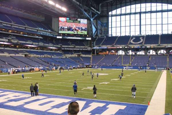 Lucas Oil Stadium, section: 124, row: 11, seat: 12
