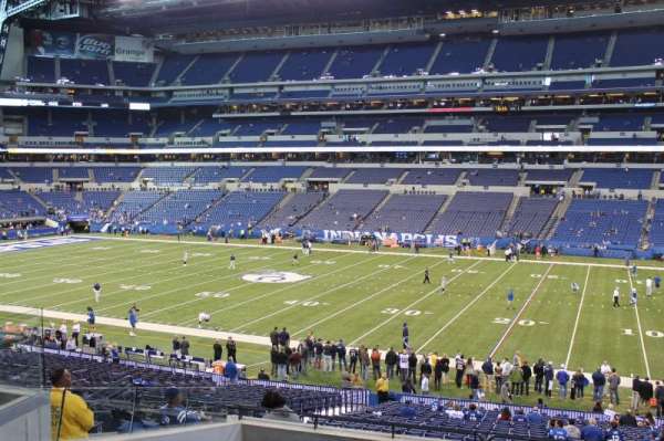 Lucas Oil Stadium, section: 210, row: 6, seat: 13
