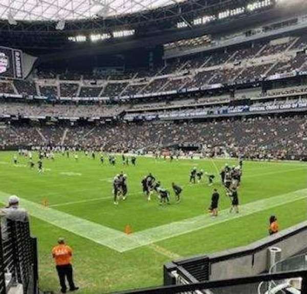 Allegiant Stadium, section: 104, row: 11, seat: 11