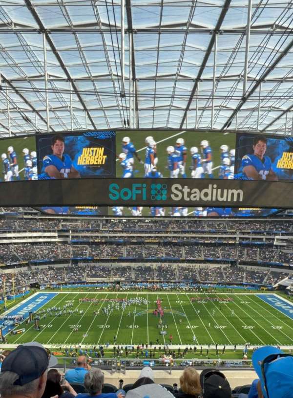 SoFi Stadium, section: 322, row: 6, seat: 9