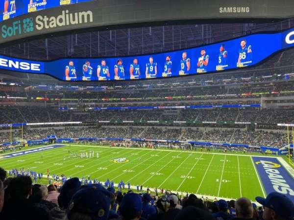 SoFi Stadium, section: C249, row: 17, seat: 3