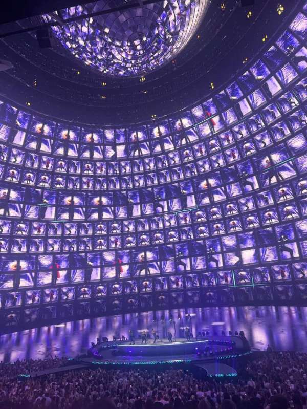 The Sphere, Vegas, section: 107, row: 25, seat: 5