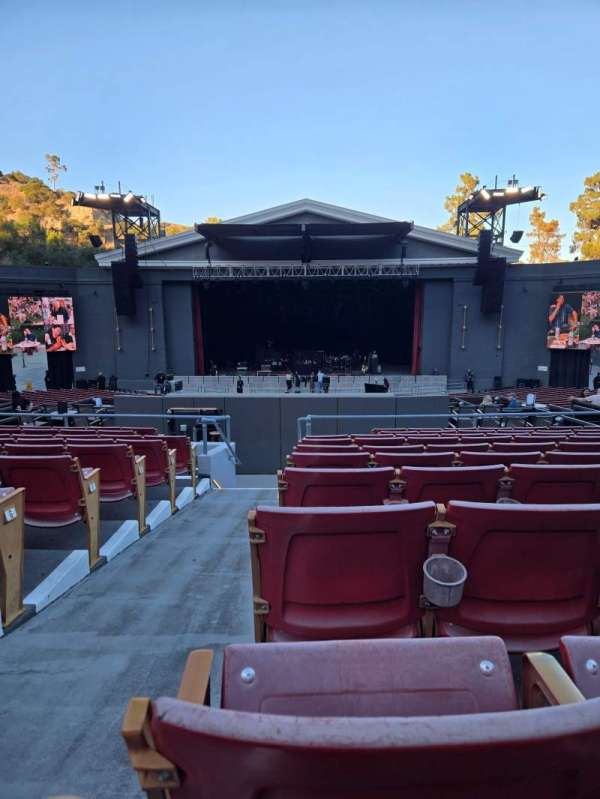 The Greek Theatre, section: B Right Center, row: K, seat: 102