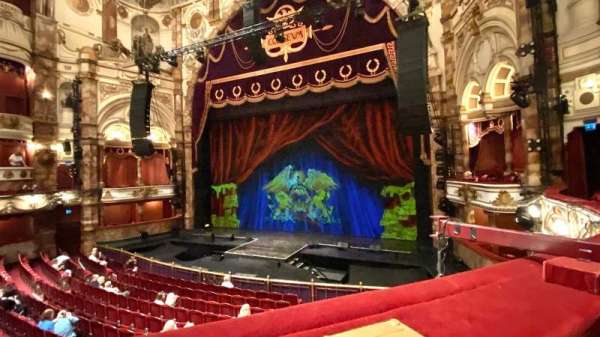 London Coliseum, section: Dress Circle, row: A, seat: 19