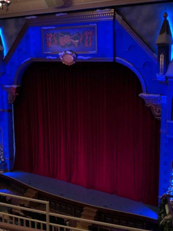 Hilbert Circle Theatre, section: 1st Mez, row: AA, seat: 2