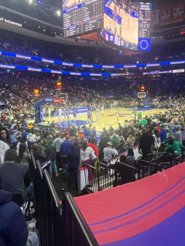 Xfinity Mobile Arena, section: 110, row: 8, seat: 2