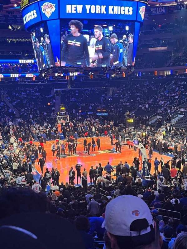 Madison Square Garden, section: 111, row: 20, seat: 12