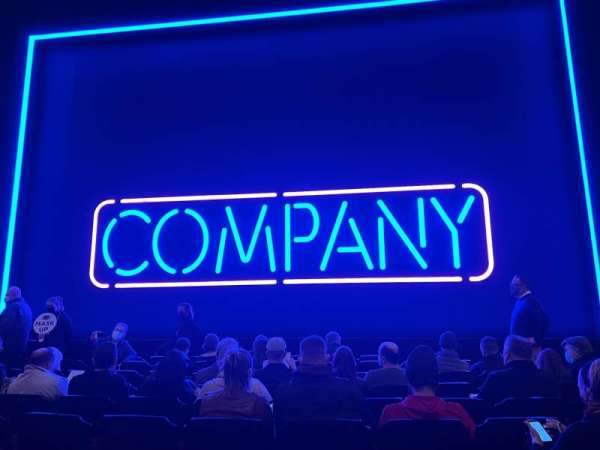 Bernard B. Jacobs Theatre, section: Orchestra C, row: H, seat: 106